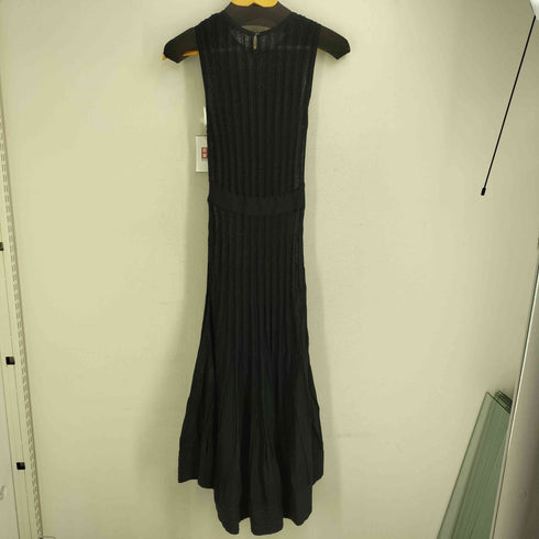 ダブルスタンダードクロージング DOUBLE STANDARD CLOTHING Sov. アイレット透かし編みドライクール ノースリーブワンピース レディース  38